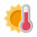 thermometer, hot, temperature, heat, indicator, weather, warm