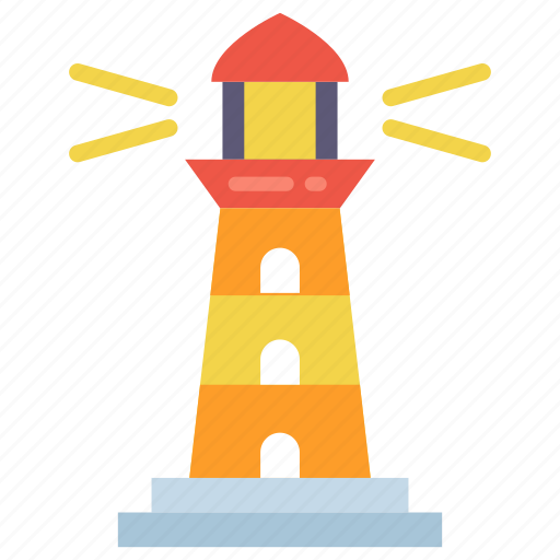 Light, lighthouse, sea, tower, landmark, building, navigation icon - Download on Iconfinder