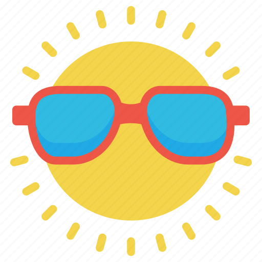 Forecast, heat, summer, sun, sunglasses, weather, hot icon - Download on Iconfinder