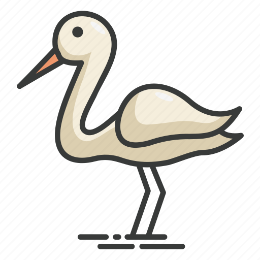 Bird, stork, heron, hern, animal icon - Download on Iconfinder