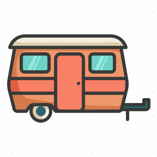 Caravan, trailers, trailer, travel, van icon - Download on Iconfinder
