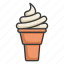 ice, cream, cone, ice cream, summer