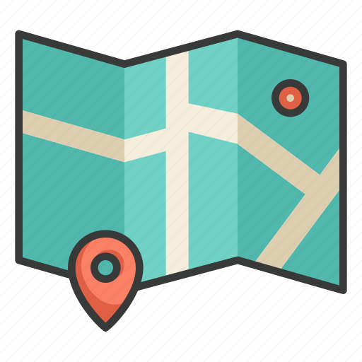 Map, location, pin, navigation, place icon - Download on Iconfinder