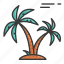 palm, tree, plant, nature, islands 