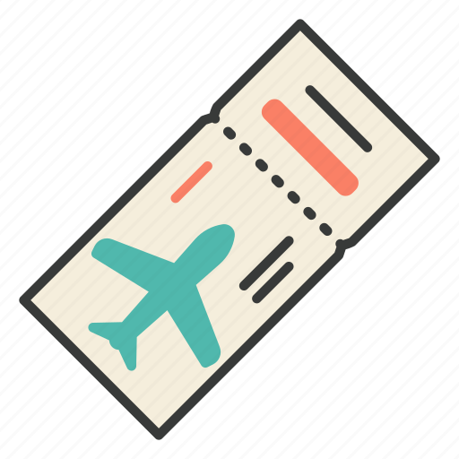 Plane, ticket, airplane, boarding pass, flight icon - Download on Iconfinder
