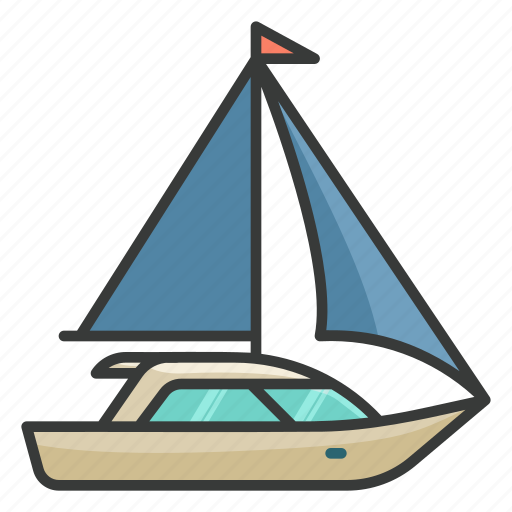 Sailing, boat, yacht, cruise, ship icon - Download on Iconfinder