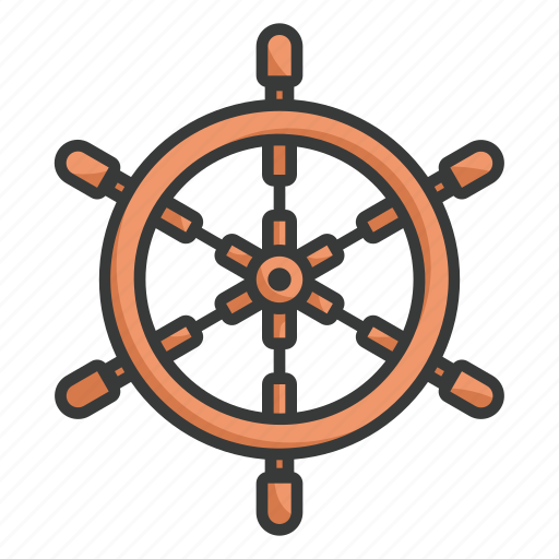Ship, wheel, steering wheel, steering, cruise icon - Download on Iconfinder