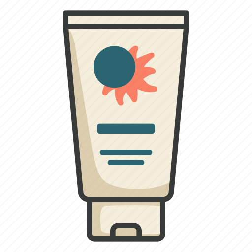 Sunblock, sunscreen, cream, beach, summer icon - Download on Iconfinder