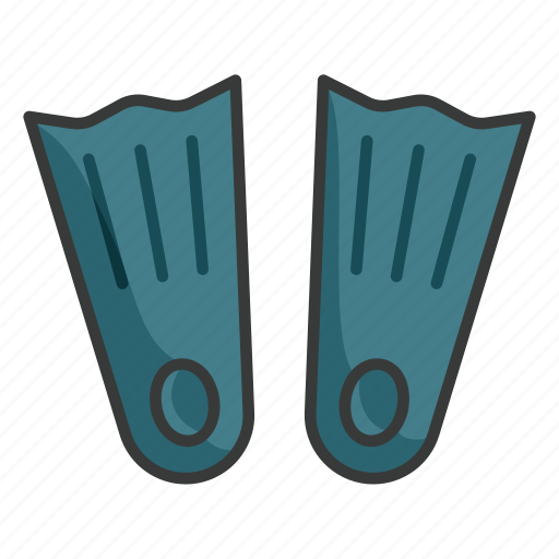 Swimming, fins, swim, diving, scuba icon - Download on Iconfinder