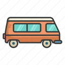 van, car, vehicle, transportation, travel