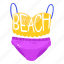 beachwear, bikini, summer wear, apparel, underclothes 