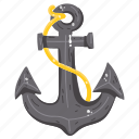 boat stopper, boat anchor, nautical tool, ship anchor, anchor