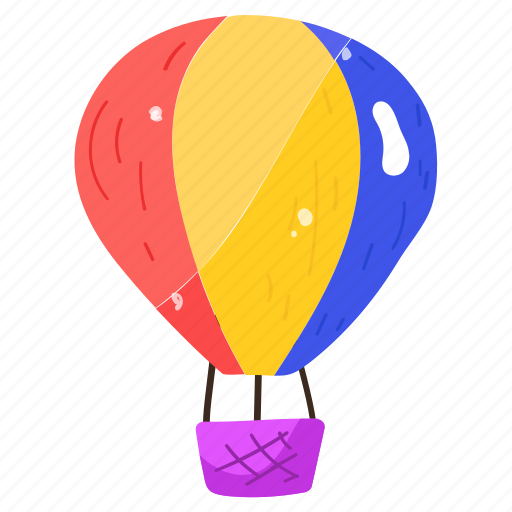Air balloon, hot balloon, aerostat, ballooning, adventure icon - Download on Iconfinder