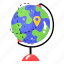 global tracking, geolocation, geography, table globe, office globe 