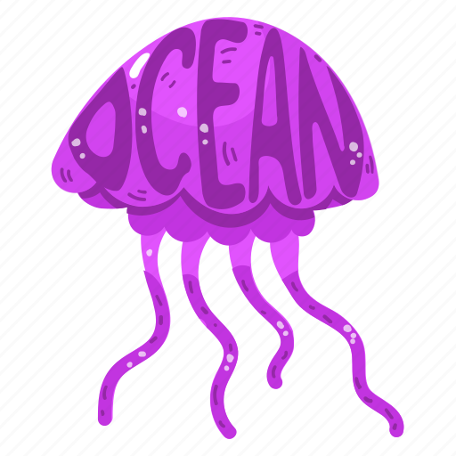 Scyphozoa, jellyfish, fish, sea creature, sea animal icon - Download on Iconfinder
