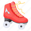 skating boot, skating shoe, roller skate, rollerblade, footwear 