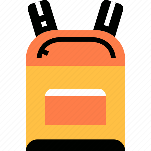 Backpack, bag, college, education, study, tourism, travel icon - Download on Iconfinder