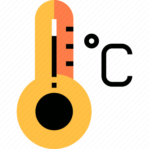 Celsius, hot, scale, temperature, thermometer, weather icon - Download on Iconfinder
