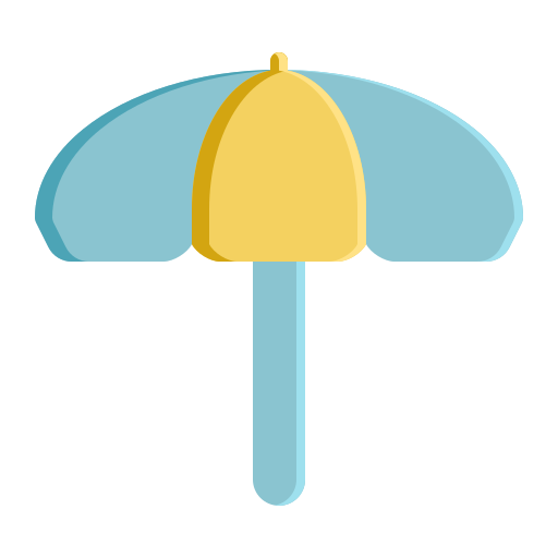 Umbrella, beach, summer, vacation icon - Free download