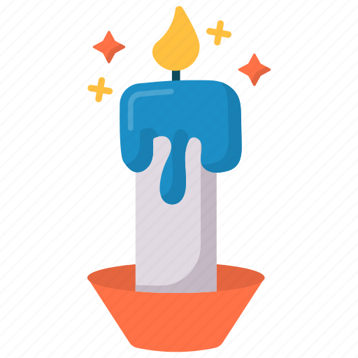 Candles, halloween, colorful icon - Download on Iconfinder