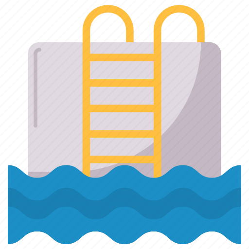 Stroke, summer, swimming pool, water icon - Download on Iconfinder