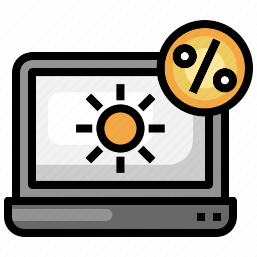 Laptop, sale, summer, online, shop, shopping icon - Download on Iconfinder