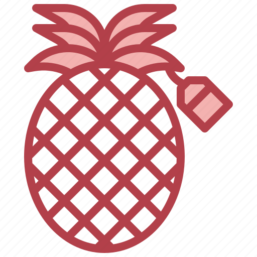 Pineapple, fruit, discount, price, tag, healthy, food icon - Download on Iconfinder