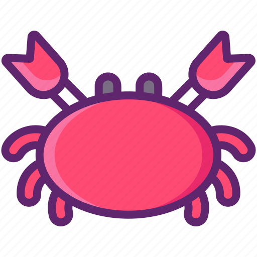Animal, beach, crab, red icon - Download on Iconfinder