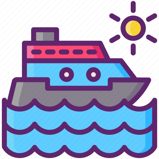 Cruise, ship, vacation icon - Download on Iconfinder