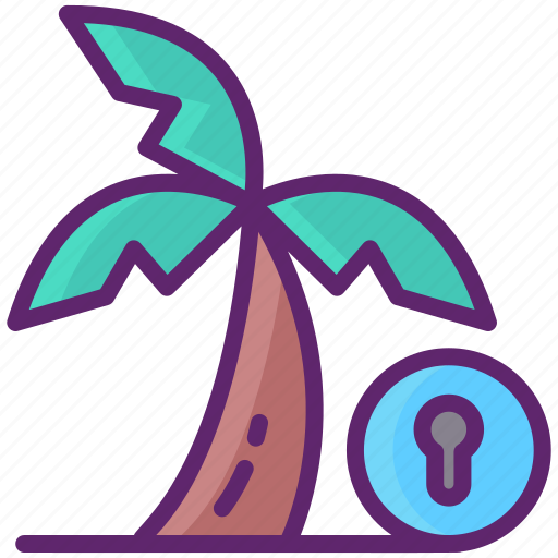 Beach, personal, private, summer icon - Download on Iconfinder
