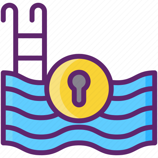 Lock, pool, private icon - Download on Iconfinder