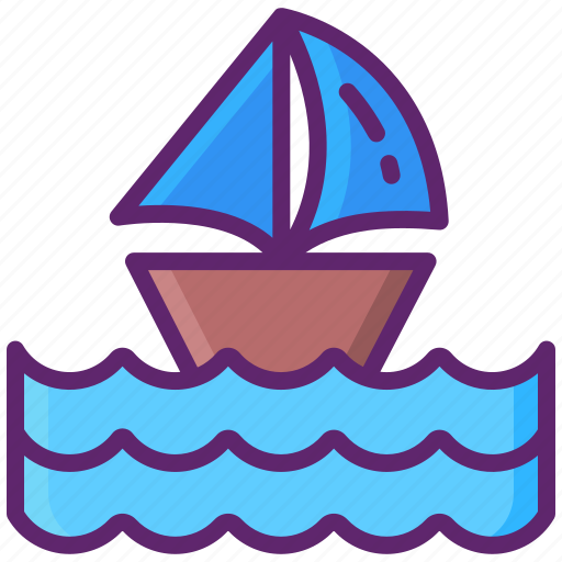Boat, sailing, sea, ship icon - Download on Iconfinder