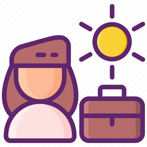 Female, seasonal, worker icon - Download on Iconfinder