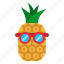 fruit, fruits, pineapple, sunglasses, tropical 