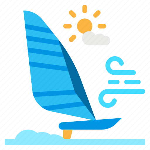 Summer, surf, surfing, windsurf, windsurfing icon - Download on Iconfinder