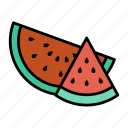 fruit, fruits, watermelon, slice, summer, melon, holiday