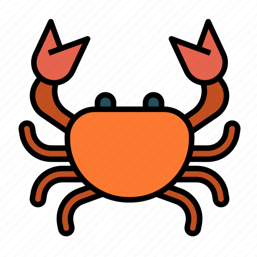 Crab, sea, seafood, animal, beach, crustacean, crawfish icon - Download on Iconfinder