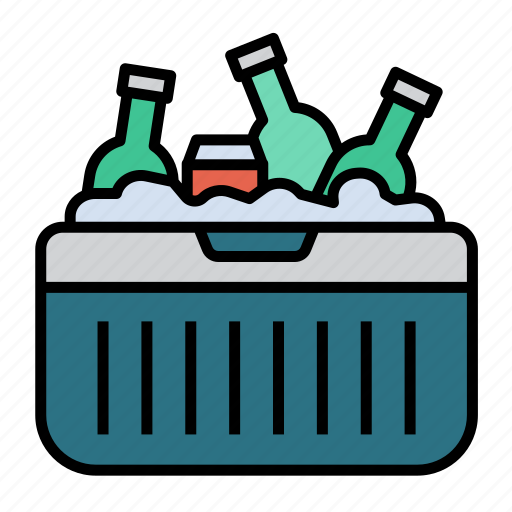 Box, cooler, fridge, ice, refrigerator, cool, summer icon - Download on Iconfinder