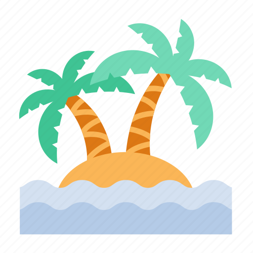 Summer, hawaii, island, paradise, vacation, palm, holiday icon - Download on Iconfinder