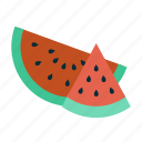 fruit, fruits, watermelon, slice, summer, melon, holiday