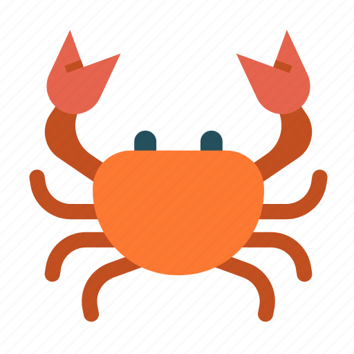 Crab, sea, seafood, animal, beach, crustacean, crawfish icon - Download on Iconfinder