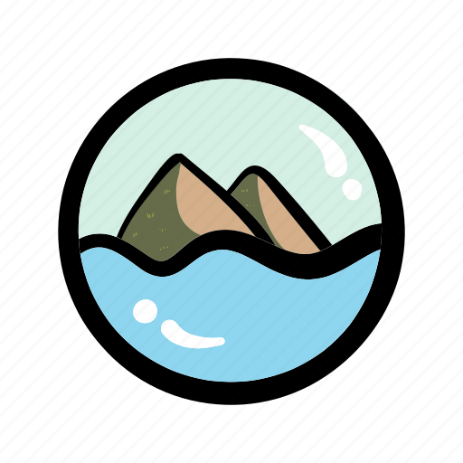 Island, mountain, summer, travel icon - Download on Iconfinder