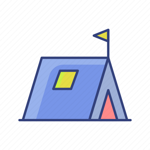 Summer, tent, vacation icon - Download on Iconfinder