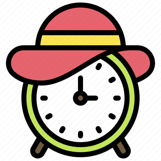 Alarm clock, clock, summer, time icon - Download on Iconfinder