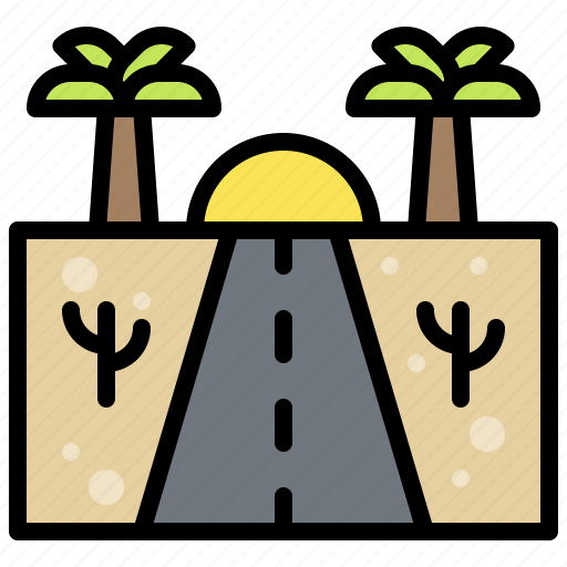 Landscape, road, road trip, summer, view icon - Download on Iconfinder