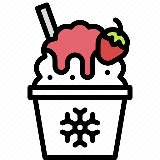 Food, ice cream, shaved ice, summer, sweets icon - Download on Iconfinder