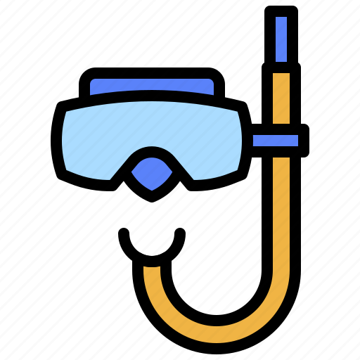 Diving, diving mask, sport, summer icon - Download on Iconfinder