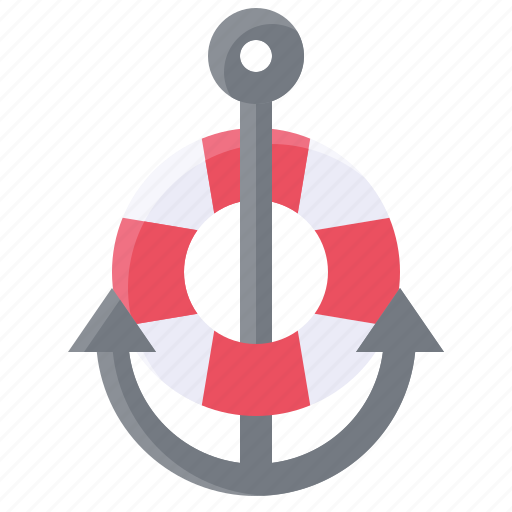 Anchor, lifebuoy, sailor, summer icon - Download on Iconfinder