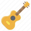guitar, instrument, music, summer