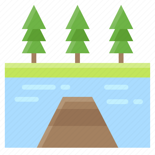 Jetty, lake, sea, summer, view icon - Download on Iconfinder